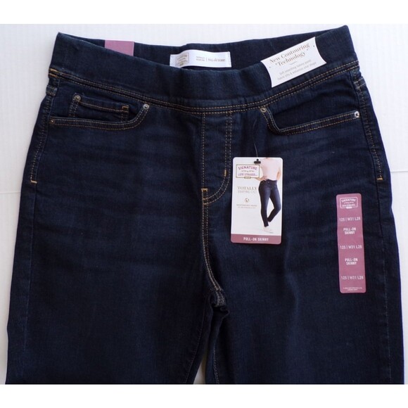 Levi Strauss Gold Signature Totally Shaping Skinny Ankle Jeans 12S 32 x 26.5" - Picture 2 of 4